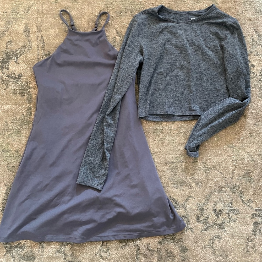 Small girlfriend collective bundle - Naomi dress and long sleeve